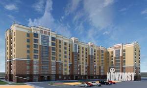 1-к квартира, строящийся дом, 57м2, 5/12 этаж
